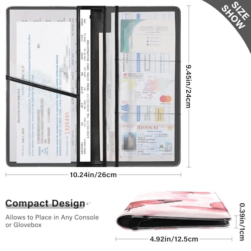 Organizador para documentos de cuero miniatura 3