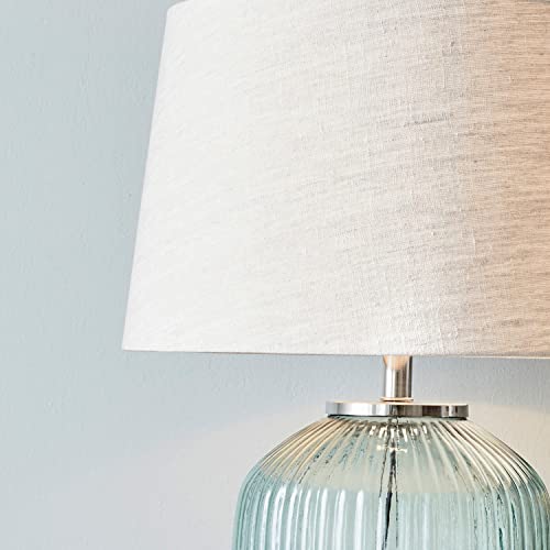 Loberon® Lampada da tavolo Fenis, vetro, cotone