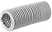 Ø 125 mm / 1 m Tuyau de Ventilation pour Climatisation, Ventilateur Extracteur - Blanc Tuyau Flexible en PVC et Aluminium