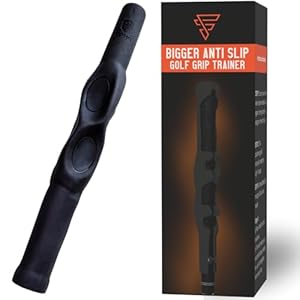 FYCO Golf Grip Trainer Anti-Slip and Larger Design (23CM), for Men and Women. Golf grip trainer to Train Proper Hand Positioning and Achieve Better Hits. Designed for right handed golfers