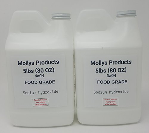 Soap Making 99% Pure Lye NaOH (10-lbs 160-oz) Food Grade micropearls