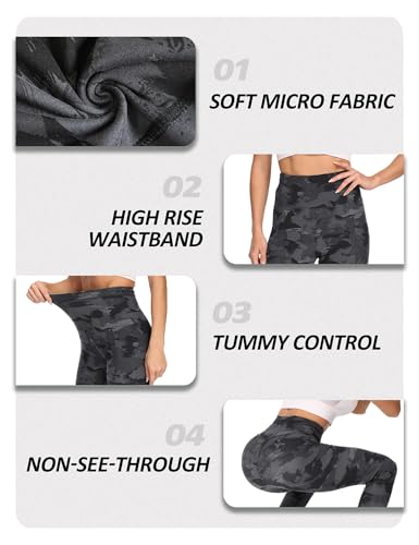 Image of ZOOSIXX High Waisted Leggings for Women Tummy Control Soft Workout Lounge Gym Pants