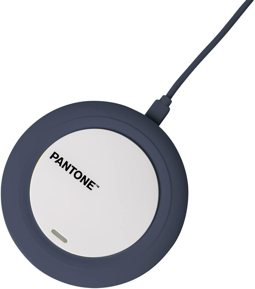 Celly Pantone Qi Wireless Charger connected to a power cable