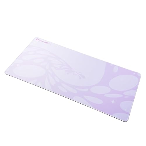 GravaStar Large Gaming Mouse Pad with Non-Slip Rubber Base,Stitched Edge,Desk mat for Laptop,Computer & PC, Wristing Pad for Gamer,Office & Home, 31.5 * 15.7 inch - Purple