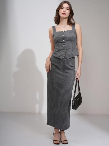 Image of Tokyo Talkies Women's Polyester Blend TTCE001261 Co-Ord Set