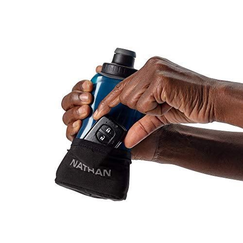 Nathan 285916 Running Handheld Water Bottle Adjustable No-Grip. Quick Squeeze Lite Hand Strap. 12Oz / 18Oz / Insulated. Reflective Hydration Water Bottle. thumb #4