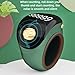 Vvikizy Finger Counter Clicker Rings, Digital Finger Smart Tally Counter Rings, Adjustable Finger Counter with LED Screen, ABS Quiet Ball Rolling for Coaching Sports Activities (Green)