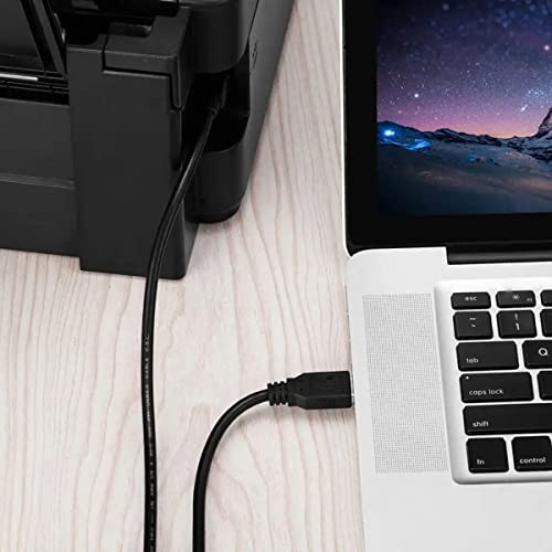 Cabo para Impressora e Scanner 3m 3 metros USB 2.0 Compatível Brother Canon Epson HP Lexmark Samsung