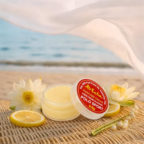 Image of Al Zeba Polo Sport Solid Perfume | Long Lasting Alcohol-Free Solid Perfume Cream | Travel Friendly | Fresh Sport Fragrance | 9.9g