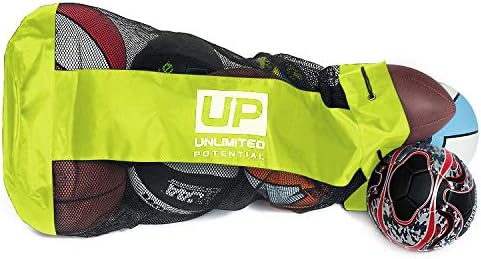 Unlimited Potential Mesh Equipment Bag - Adjustable, Sliding Drawstring Cord Closure. Perfect mesh Bag for Parent or Coach, Making it Easy to Transport and Keeping Your Sporting Gear Organized