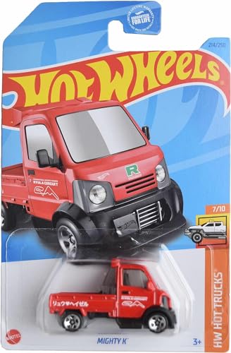 Hot Wheels Mighty K red escala 1:64 miniatura 1