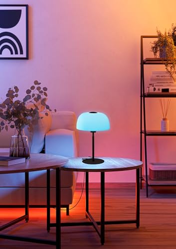 Eglo Lampada Da Tavolo Solo 2, Vetro Opale/Nero - 3