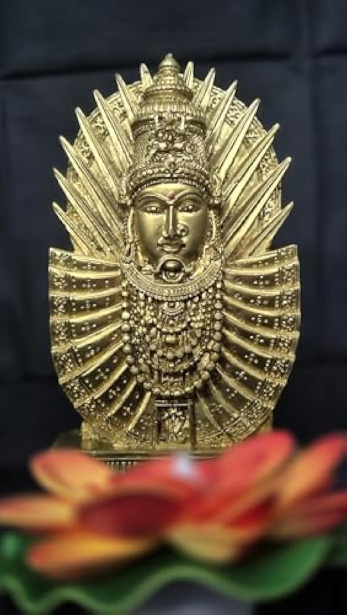 SAUNDATTI RENUKA YELLAMA Devi Idol, 17CM Height