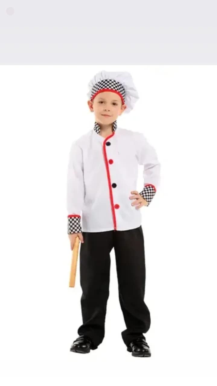 shanti fancy creation chef costume for kids/boys and girls chef costume/mom and dad little chef dress/community helper costume for kids (6-8 years) (B0C4NS4PLW) Amazon Price History, Amazon Price Tracker
