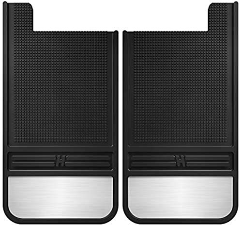 Husky Liners Universal MudDog Mud Flaps | Rubber Rear Mud Flaps - 12" w/ Weight - Black, (see fitment type) | 55101 by Husky Liners - Used condition - Image 3