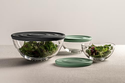 LEONARDO HOME CUCINA Schalenset • 6 tlg. Set • Für Aufbewahrung, Zubereitung und Servieren • Zeitlos • Stapelbar und alltagstauglich • Ideal für Küche und Vorrat • Höhe 15,3 cm • mehrfarbig • 055240