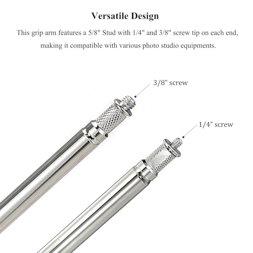 Image of PHOCUS 22 inch C Stand Boom Arm, Extension Boom Arm for Photography, C Stand Light Stand, Reflector Flag, Studio Video Equipment (22 inch)