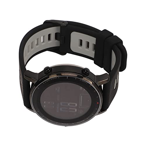 KTM Healthcare® Outdoor Sports Watch, 10ATM Waterproof Height Gauge Electronic Watch Button Battery for Fishing Hiking (Black and Gray)