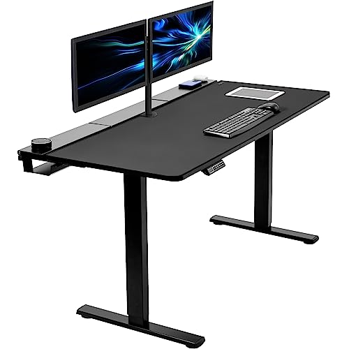 VIVO Electric 60 x 30 in Standing Adjustable Gaming...