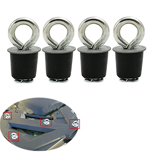 Motobiker Lock & Ride ATV Tie Down Anchors for Sportsman, RZR and Ace - Set of 4 Lock and Ride Type Anchors