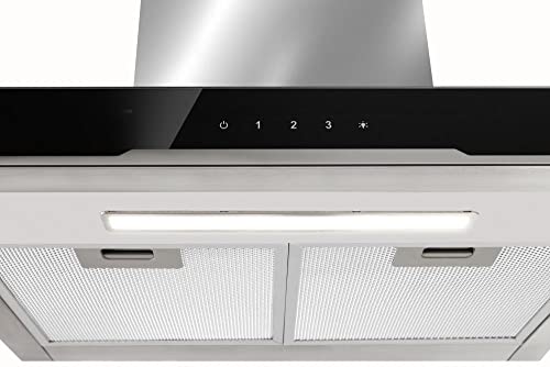 Coifa e Depurador de Parede Eos 60cm Digital Touch Inox 110v