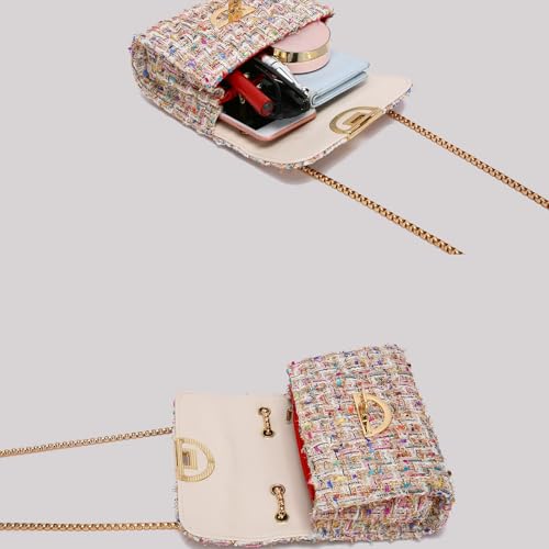 Small Shoulder Bag for Women Trendy Ladies Crossbody Bag with Chain Designer Purses Handbag Clutch Evening Bags4