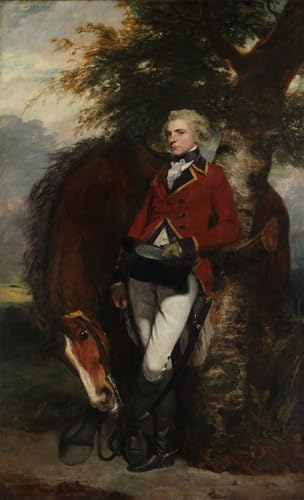 Toile Pour Décoration Murale 60x90cm Capitaine George KH Coussmaker Joshua Reynolds