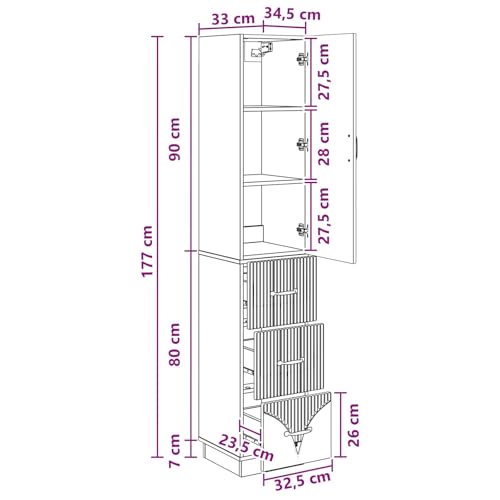 Meuble mural avec 3 tiroirs pour optimiser les petits salons encombrés - 3