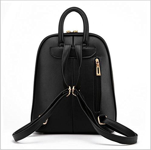 YAANCUN Donna PU Zaino Moda Borsa a Tracolla in