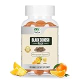 Black Cohosh Gummies for Menopause Hot Flashes - Natural Menopause Relief, Mood Swings & Hormonal Balance - Vegan-Free 60 Gummies