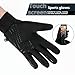 Qinlenyan 1 Pair Winter Cycling Gloves Windproof Waterproof Touchscreen Gloves Anti-Slip Thermal Gloves Cold Weather Gloves for Men Women Full Finger Motorcycle Riding Gloves Black M