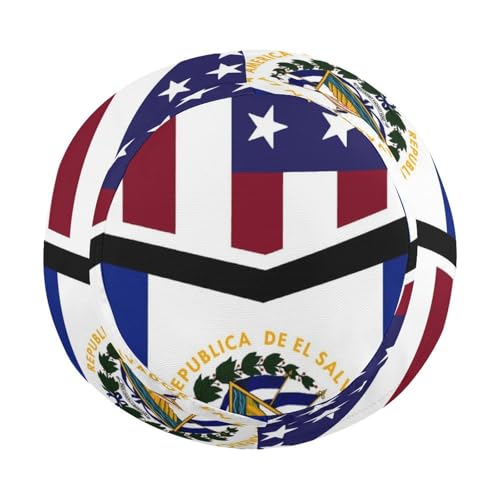 United States and El Salvador FlagChildren's Bucket Hat for Boys and Girls, Breathable Summer Beach Hat3