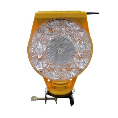 Voyant d'avertissement LED solaire double recharge pour chantier