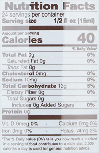 Monin - Sugar Free Dark Chocolate Sauce, Velvety And Rich, Great For Desserts, Coffee, And Snacks, Gluten-Free (12 Ounce) #TOP3