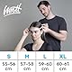 Westt Klapphelm Motorradhelm Integralhelm mit Sonnenlende und Visier, ECE-R 22.06 Motocross Helm Mopedhelm für Damen und Herren, Mattschwarz / Mattgrau/ Weiß, in Größe S-XL