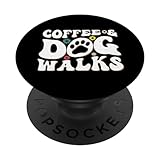 Photo Gallery coffee and dog walks, dog lover halloween christmas holiday popsockets popgrip intercambiabile Photo Gallery coffee and dog walks, dog lover halloween christmas holiday popsockets popgrip intercambiabile
