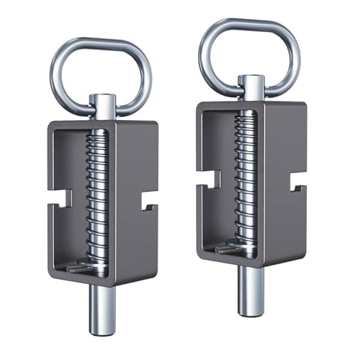 Trailer Gate Latch 2PCS Spring Latch Lock Heavy-Duty Weld-On Spring Latch Assembly Universal for Utility Trailer Gate Latch