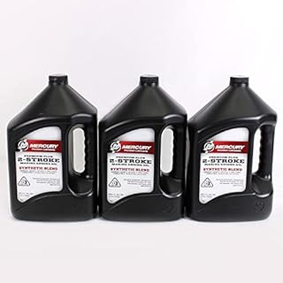 MERCURY Genuine Premium Plus 2-Stroke Synthetic Blend Oil Gal - 858027K01