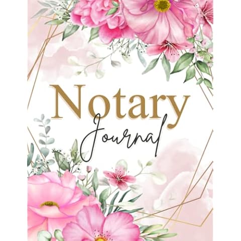 Notary Journal: Notary Public Record Book - Notary Log Book - Notary Public Record Book For Women - Notary Public Journal to Record Notarial Acts Cover