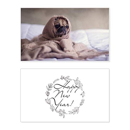 Tarjeta conmemorativa Bulldog: la felicitación de año nuevo para amantes de animales