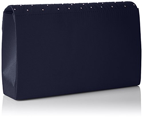 SwankySwans Damen Clutch Abby mit Strasssteinen, Umschlag-Stil, Blau (Marineblau), Einheitsgröße