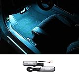 5.Einfache Installation. Autoteilecar-Zubehör und Formteile LED Auto Innenraum Atmosphäre Lichtdekoration Lampe Umgebungsfußbeleuchtung Fit für Honda Civic X Vereinbarung x 10. CRV RW 5. 2018 2019 2020 ( Color Name : Blue )