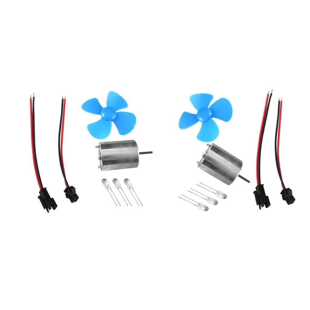 Qianly 2X Mini Éolienne Éolienne S Kits Enseignement Assembler