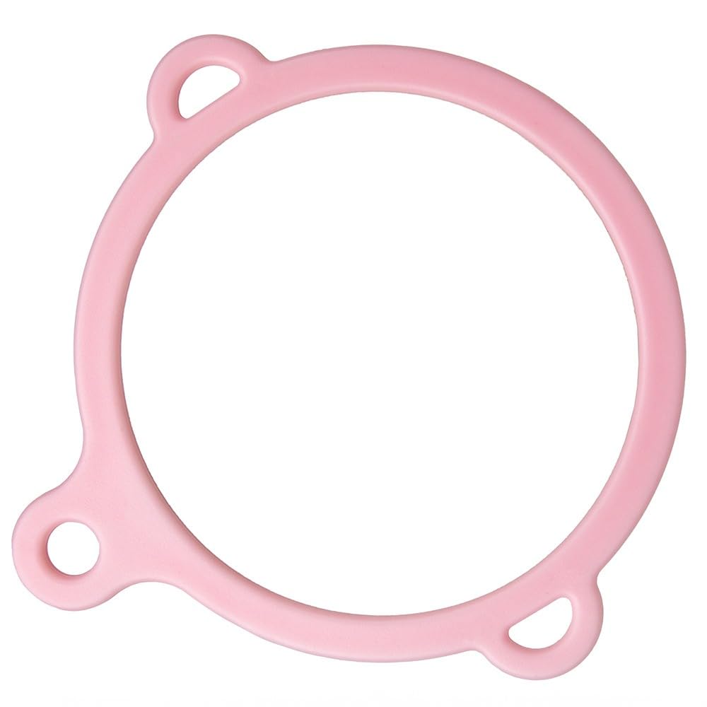 Paracord Planet Water Bottle Ring โ 3 Hole Safety Ring for Creating Slings, Holder, or Handle โ Use with Paracord โ Pink (10 Rings) โ image 1
