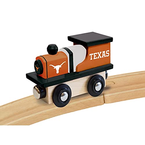 Image of MasterPieces Wood Train Engine - NCAA Texas Longhorns - Officially Licensed Toddler & Kids Toy