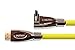 Produktbild PYTHON® Series PREMIUM High-Speed-HDMI Anschlusskabel mit Ethernet - 4K2K / UHD / Ultra HD / Full HD - Kupferleiter (OFC), 3D-Unterstützung, Dreifachschirmung, Nylongeflecht - einseitig gewinkelt - gelb, 2 m