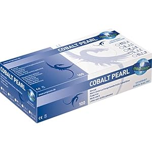 Wegwerphandschoenen PEARL ColorLine van Unigloves, nitril, verschillende kleuren kobalt S small