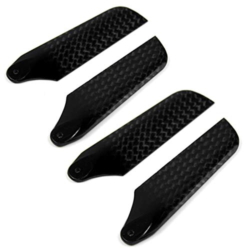 STARC Tarot 450 Helicopter Carbon Fiber Tail Rotor Blades 62mm for Trex 450 KIT Remote Control...