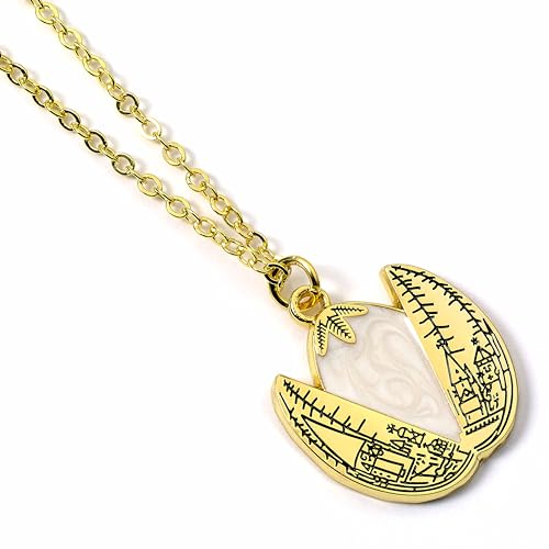 Harry Potter Collana uovo d'oro, Misura unica, Zinco, Nessuna pietra preziosa