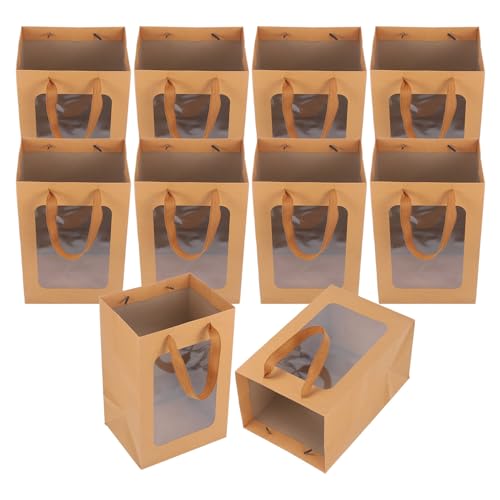 Présents en papier kraft marron grosse capacité pour ranger sans déchirer